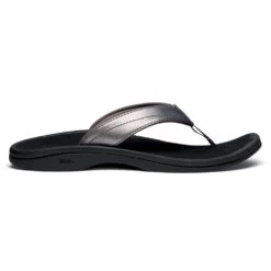 OluKai 'Ohana Flip Flop Sandal Pewter / Black (Women's)