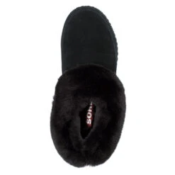 Sorel Coffee Run Slipper Black/Sea Salt (Women's) -Ecco Shoe Store SeaS 5