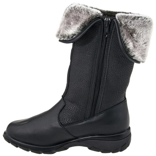 Toe Warmers Shelter Waterproof Boot Black Leather (Women's) 2 Toe Warmers Shelter Waterproof Boot Black Leather (Women's) - Image 2