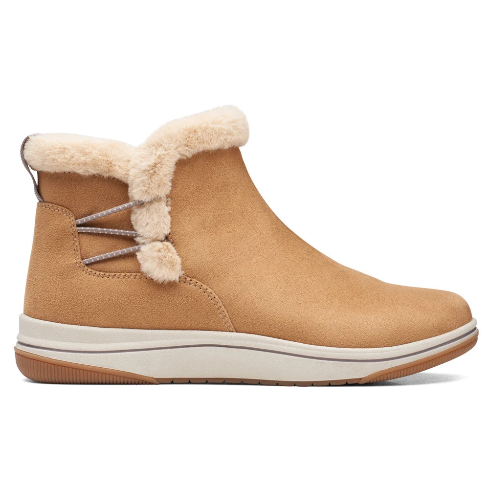 Clarks Breeze Fur Bootie Tan (Women's) 2 Clarks Breeze Fur Bootie Tan (Women's) - Image 2