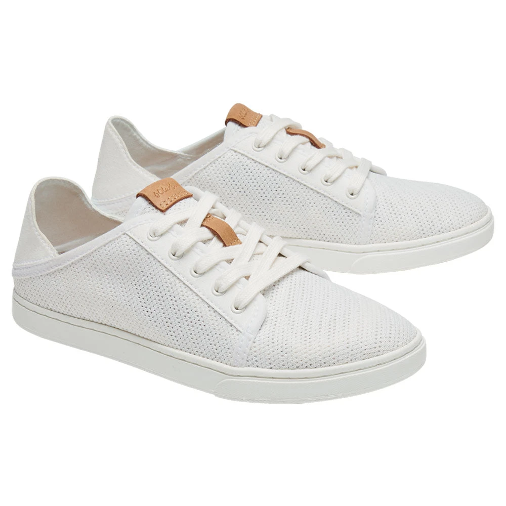 OluKai Pehuea Lī Mesh Lace-Up Sneaker White (Women's) 3 OluKai Pehuea Lī Mesh Lace-Up Sneaker White (Women's) - Image 3