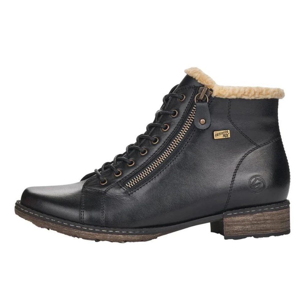 Remonte D4372 Chandra 72 Black/Beige Bootie (Women's) 2 Remonte D4372 Chandra 72 Black/Beige Bootie (Women's) - Image 2