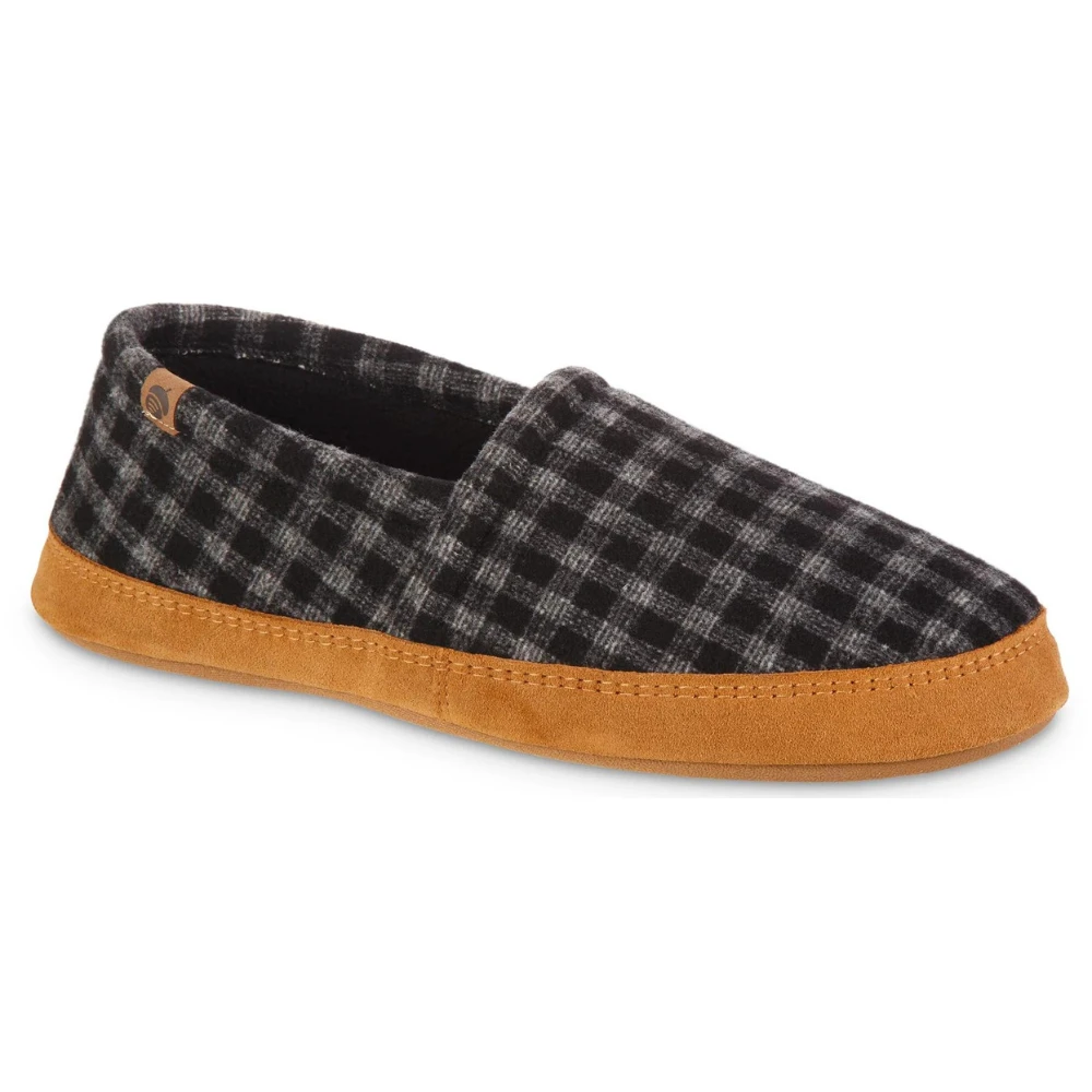 Acorn Moc-M Black Plaid Moccasin (Men's) 1 Acorn Moc-M Black Plaid Moccasin (Men's)