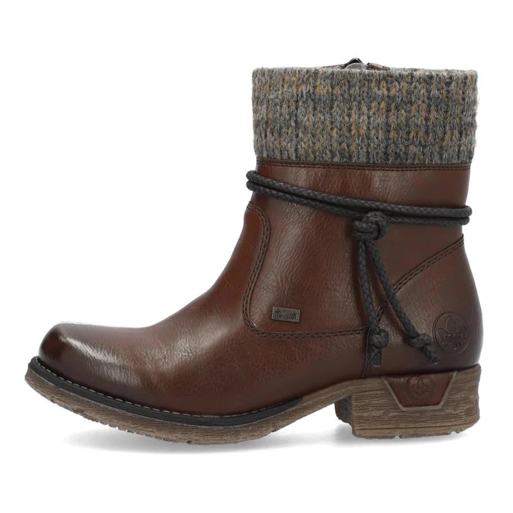 Rieker 79688 Fee Brown/Graphit Boot (Women's) 3 Rieker 79688 Fee Brown/Graphit Boot (Women's) - Image 3