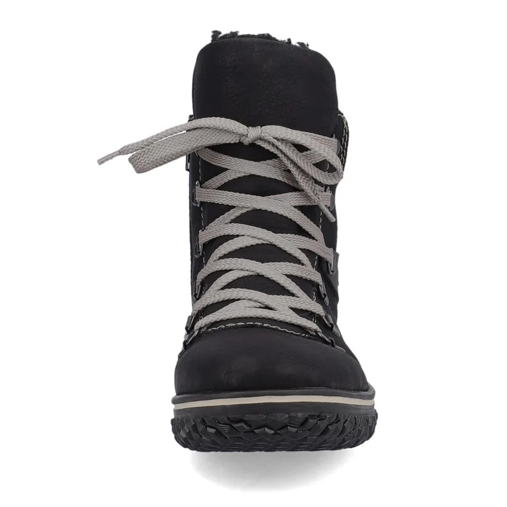 Rieker Z4238 Cordula Black Leather Hiking Boot (Women's) 4 Rieker Z4238 Cordula Black Leather Hiking Boot (Women's) - Image 4