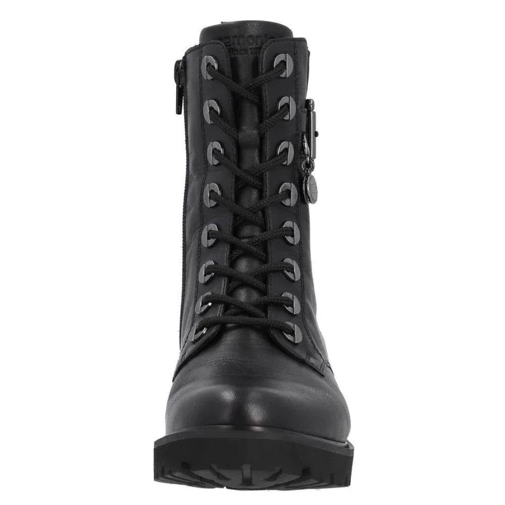 Remonte D8668 Marusha 68 Black Leather Combat Boot (Women's) 5 Remonte D8668 Marusha 68 Black Leather Combat Boot (Women's) - Image 5