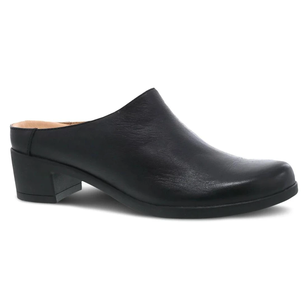 Dansko Carrie Black Burnished Nubuck Clogs (Women's) 1 Dansko Carrie Black Burnished Nubuck Clogs (Women's)