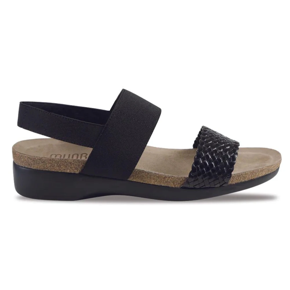 Munro Pisces Black Sandal (Women's) 2 Munro Pisces Black Sandal (Women's) - Image 2