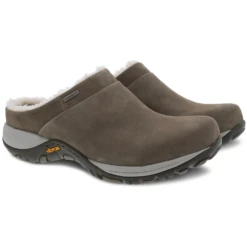 Dansko Parson Mule Walnut Suede (Women's) -Ecco Shoe Store Walnut 3