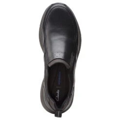 Clarks Wave2.0 Edge Black Waterproof Leather (Men's) -Ecco Shoe Store Wave2 Blk 6