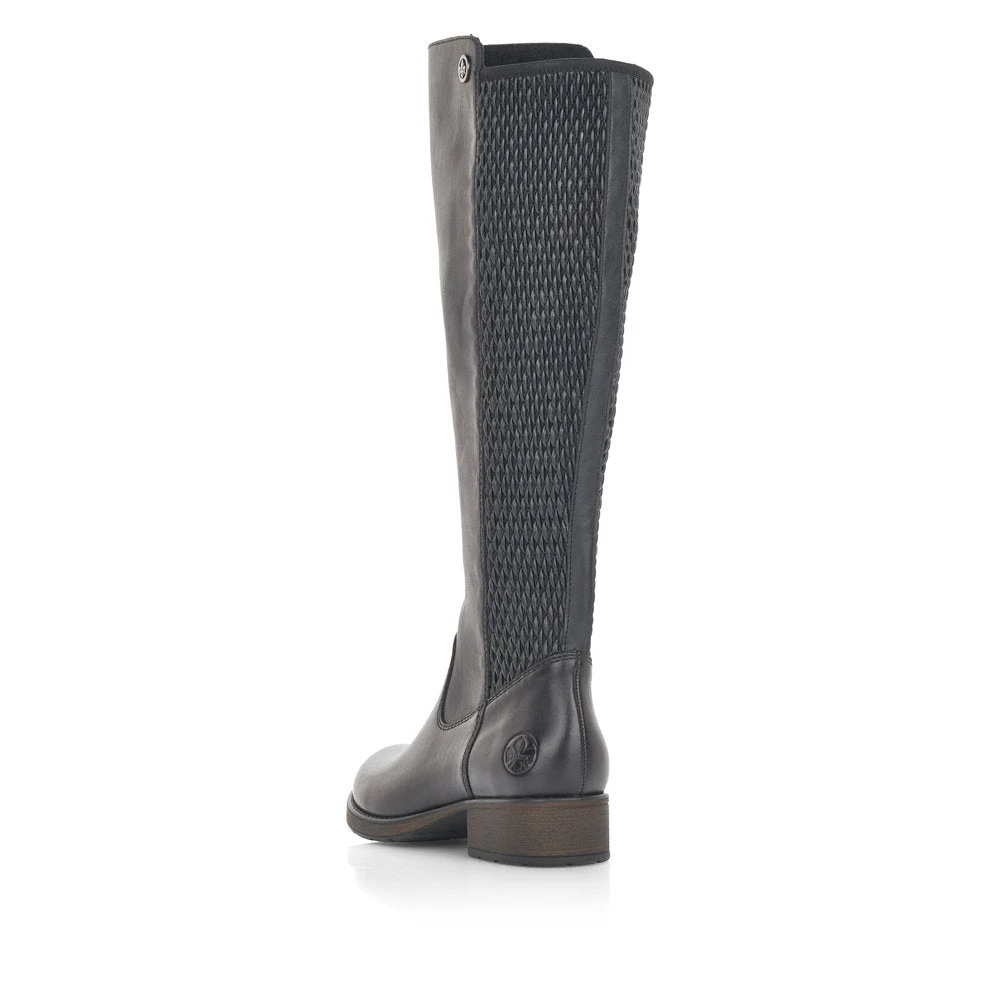 Rieker Z9591 Faith Tall Boot Black (Women's) 3 Rieker Z9591 Faith Tall Boot Black (Women's) - Image 3