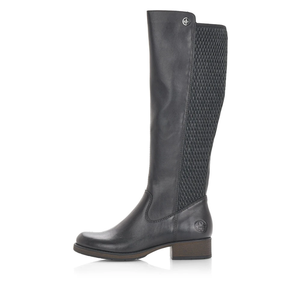 Rieker Z9591 Faith Tall Boot Black (Women's) 4 Rieker Z9591 Faith Tall Boot Black (Women's) - Image 4