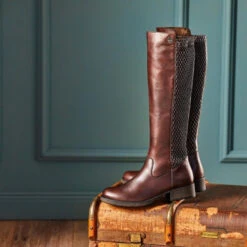 Rieker Z9591 Faith Tall Boot Brown (Women's) -Ecco Shoe Store Z9591 26 27632