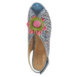 L'Artiste By Spring Step Arautre Slingback Navy Multi Leather (Women's) -Ecco Shoe Store arom 3
