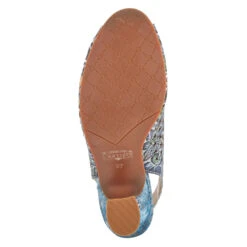 L'Artiste By Spring Step Arautre Slingback Navy Multi Leather (Women's) -Ecco Shoe Store arom 4