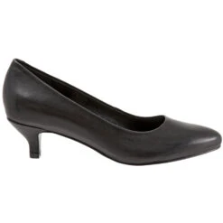 Trotters Kiera Heel Black Leather (Women's) -Ecco Shoe Store black 3 0c4f7285 ea4b 4640 aa7e 5eb8c0cb2f91