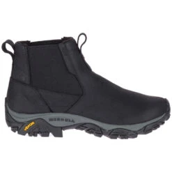 Merrell Moab Adventure Chelsea Boot Black Waterproof Leather (Men's) -Ecco Shoe Store black 3 0ed43322 4ed8 43cf 8aff de9918d508bc