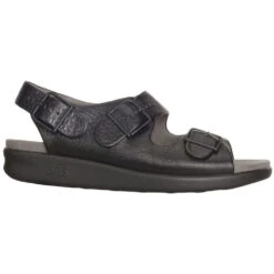 SAS Relaxed Sandal Black Leather (Women's) -Ecco Shoe Store black 3 69618c4f ec43 4126 af2f dfb2a853943e