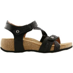 Taos Trulie Sandal Black Leather (Women's) -Ecco Shoe Store black 3 73ee74d2 f79c 460f b181 f078a1c509c3