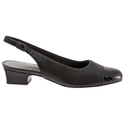 Trotters Dea Heel Black Leather/Patent Combi (Women's) -Ecco Shoe Store black 3 7c67e43a 50b7 497c 9d66 bdd2cc9aa974