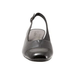 Trotters Dea Heel Black Leather/Patent Combi (Women's) -Ecco Shoe Store black 4 c54079a0 bfc2 4824 8040 ca7132117a5f