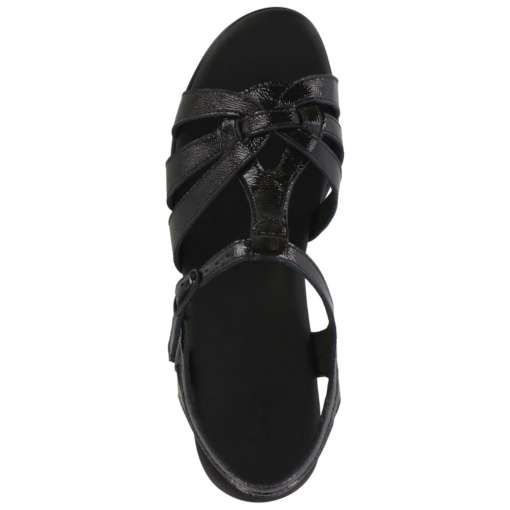 SAS Aurora Sandal Carbon Black Leather (Women's) 6 SAS Aurora Sandal Carbon Black Leather (Women's) - Image 6