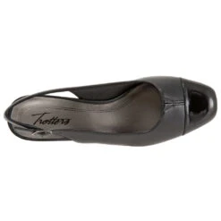 Trotters Dea Heel Black Leather/Patent Combi (Women's) -Ecco Shoe Store black 6 ff788c5d bbe4 4be0 a0d1 ecda23fd25d3