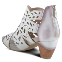 L'Artiste By Spring Step Icon Shootie Off White Leather (Women's) -Ecco Shoe Store iconw 6