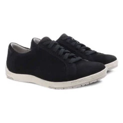 Dansko Leela Waterproof Lace-Up Black Nubuck (Women's) 5 Dansko Leela Waterproof Lace-Up Black Nubuck (Women's) -Ecco Shoe Store leela black 3