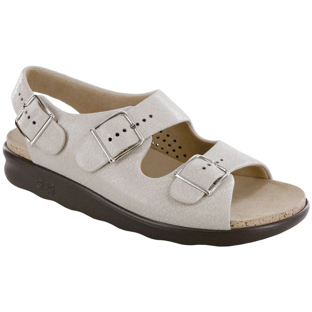 SAS Relaxed Sandal Web Linen Leather (Women's) 1 SAS Relaxed Sandal Web Linen Leather (Women's)