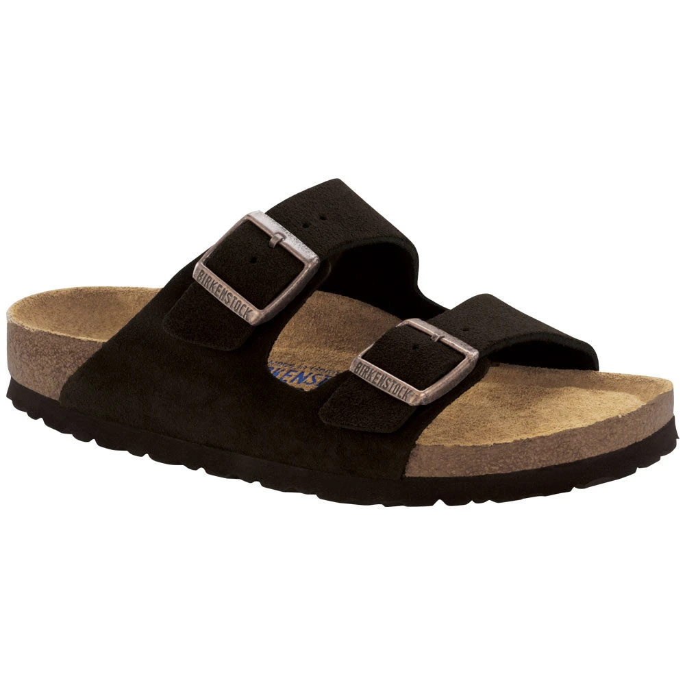 Birkenstock Arizona Soft Footbed Sandal Mocha Suede (Women's) 1 Birkenstock Arizona Soft Footbed Sandal Mocha Suede (Women's)