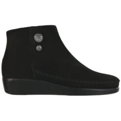 SAS Jade Bootie Onyx Nubuck (Women's) -Ecco Shoe Store onyx 3 c6f64851 8b9d 43fa 9f08 a858930d0c6f