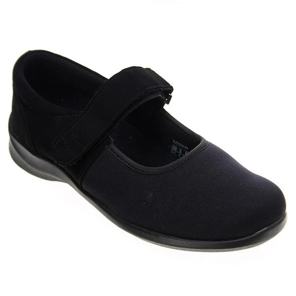 Aetrex Helen Stretch Mary Jane Black Stretchable Spandex (Women's) 1 Aetrex Helen Stretch Mary Jane Black Stretchable Spandex (Women's)