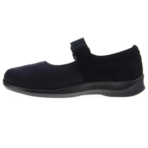 Aetrex Helen Stretch Mary Jane Black Stretchable Spandex (Women's) 2 Aetrex Helen Stretch Mary Jane Black Stretchable Spandex (Women's) - Image 2