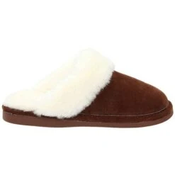 Old Friend Scuff Slipper Dark Brown Sheepskin (Women's) -Ecco Shoe Store pic4 08c60828 0b6c 4420 bace 17d5ad481c12