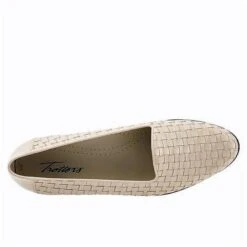 Trotters Liz Bone Woven Leather (Women's) -Ecco Shoe Store pic4 b2d0fbfd f04c 49a3 8a34 ad83fa682942