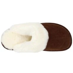 Old Friend Scuff Slipper Dark Brown Sheepskin (Women's) -Ecco Shoe Store pic5 a6bb1485 3724 4e3b a219 9f66bdf4a4cc