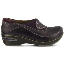 Spring Step Burbank Purple Leather (Women's) -Ecco Shoe Store purple 3 6d7b4959 f7a5 49b6 a322 f998b4eb458f