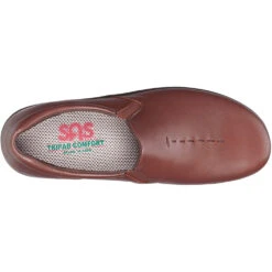 SAS Viva Loafer Teak Brown Leather (Women's) -Ecco Shoe Store teak 6